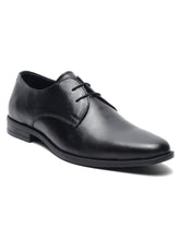 Load image into Gallery viewer, Teakwood Leather Men Solid Black Derbys