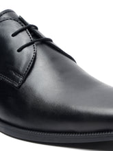 Load image into Gallery viewer, Teakwood Leather Men Solid Black Derbys