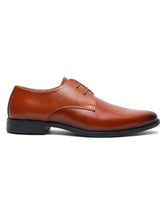 Load image into Gallery viewer, Teakwood Leather Men Solid Brown Derbys