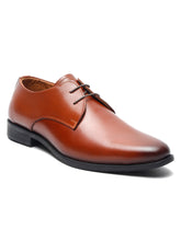 Load image into Gallery viewer, Teakwood Leather Men Solid Brown Derbys