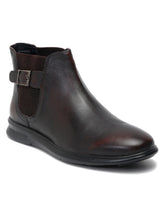 Load image into Gallery viewer, Teakwood Leather Men Solid Single Monk Chelsea Boots