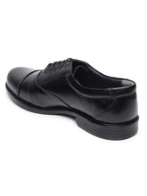 Load image into Gallery viewer, Teakwood Genuine Leather Black Oxford Shoes for Men
