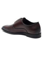 Load image into Gallery viewer, Teakwood Leather Men T.moro Snake Print Leather Oxfords