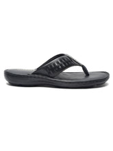Load image into Gallery viewer, Teakwood Leather Men Leather Black Thong Flip-Flop