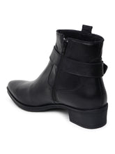Load image into Gallery viewer, Teakwood Genuine Leather Black Women's Boots