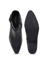 Load image into Gallery viewer, Teakwood Genuine Leather Black Women's Boots