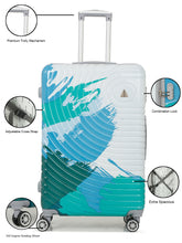 Load image into Gallery viewer, Unisex Abstract Printed Hard Trolley Bag