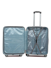 Load image into Gallery viewer, Unisex Coffee Brown Textured Hard Sided Medium Size Check-In Trolley Bag