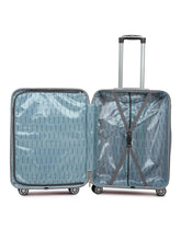 Load image into Gallery viewer, Unisex Red Textured Hard Sided Cabin Size Trolley Bag