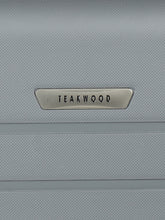 Load image into Gallery viewer, Silver Textured Hard-Sided Cabin Trolley Suitcase