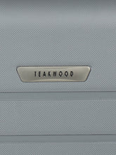 Load image into Gallery viewer, Silver Textured Hard-Sided Cabin Trolley Suitcase