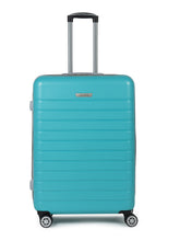 Load image into Gallery viewer, Unisex Turquoise Green Textured Hard Sided Large Size Check-In Trolley Bag