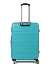 Load image into Gallery viewer, Unisex Turquoise Green Textured Hard Sided Large Size Check-In Trolley Bag