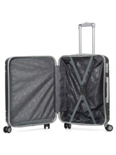 Load image into Gallery viewer, Unisex Hard Black Medium Trolley Bag