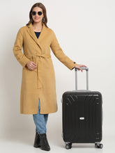 Load image into Gallery viewer, Unisex Hard Black Medium Trolley Bag