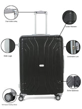 Load image into Gallery viewer, Unisex Hard Black Large Trolley Bag