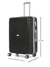 Load image into Gallery viewer, Unisex Hard Black Large Trolley Bag