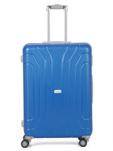 Load image into Gallery viewer, Unisex Hard Blue Large Trolley Bag