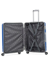 Load image into Gallery viewer, Unisex Hard Blue Large Trolley Bag