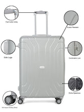 Load image into Gallery viewer, Unisex Hard Grey Large Trolley Bag