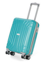 Load image into Gallery viewer, Unisex Hard Turquoise Large Trolley Bag