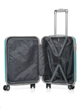 Load image into Gallery viewer, Unisex Hard Turquoise Cabin Trolley Bag