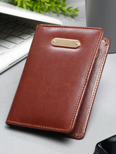 Load image into Gallery viewer, Men Black Leather Two Fold Wallet