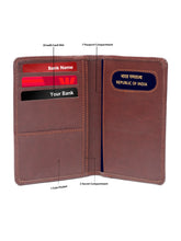 Load image into Gallery viewer, Men Black Leather Two Fold Wallet