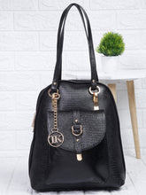 Load image into Gallery viewer, Teakwood Leathers Solid Textured Backpack