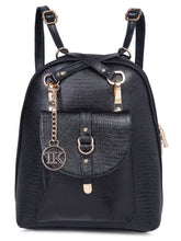 Load image into Gallery viewer, Teakwood Leathers Solid Textured Backpack