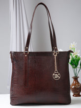 Load image into Gallery viewer, Teakwood Leathers Solid Structured Women Leather Handheld Bag