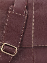 Load image into Gallery viewer, Teakwood Unisex Brown Genuine Leather Messenger Bag