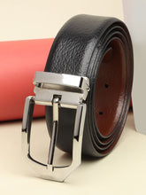 Load image into Gallery viewer, Teakwood Genuine Leather Black Belt