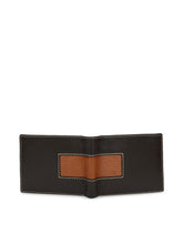 Load image into Gallery viewer, Teakwood Genuine Leather Black Colour Two Fold Wallet