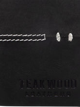 Load image into Gallery viewer, Teakwood Genuine Leather Black Colour Tri-Fold Wallet