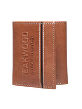 Load image into Gallery viewer, Teakwood Genuine Leather Wallet - Tan