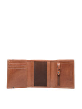 Load image into Gallery viewer, Teakwood Genuine Leather Wallet - Tan