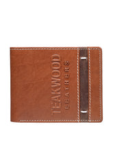 Load image into Gallery viewer, Teakwood Genuine Leather Wallet - Brown