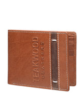 Load image into Gallery viewer, Teakwood Genuine Leather Wallet - Brown