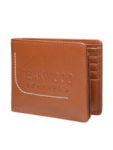 Load image into Gallery viewer, Teakwood Genuine Leather Wallet - Tan