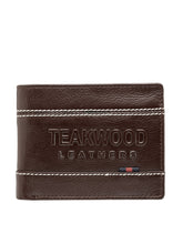Load image into Gallery viewer, Teakwood Genuine Leather Wallet - Brown