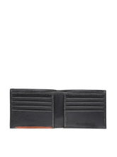 Load image into Gallery viewer, Teakwood Leathers Men Black Solid Two Fold Leather Wallet
