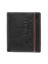 Load image into Gallery viewer, Teakwood Genuine Leather Wallet - Black