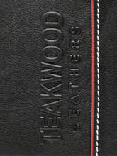 Load image into Gallery viewer, Teakwood Genuine Leather Wallet - Black