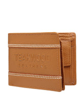 Load image into Gallery viewer, Teakwood Genuine Leather Wallet - Tan
