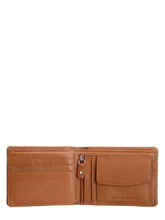 Load image into Gallery viewer, Teakwood Genuine Leathers Men Tan Solid Leather Two Fold Wallet