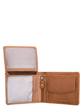 Load image into Gallery viewer, Teakwood Genuine Leathers Men Tan Solid Leather Two Fold Wallet