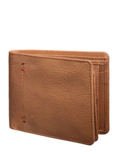 Load image into Gallery viewer, Teakwood Genuine Leathers Men Tan Solid Leather Two Fold Wallet