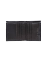 Load image into Gallery viewer, Teakwood Genuine Leather Wallet - Black