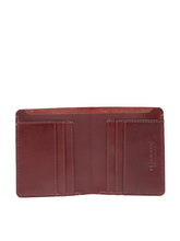 Load image into Gallery viewer, Teakwood Men Genuine Leather Maroon Bi fold Wallets